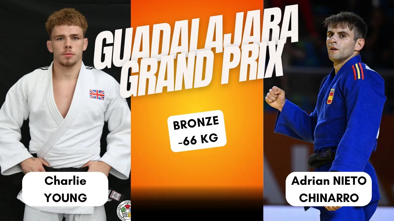 Charlie YOUNG VS Adrian NIETO CHINARRO Guadalajara Grand Prix 2025 Bronze medal contest -66 kg