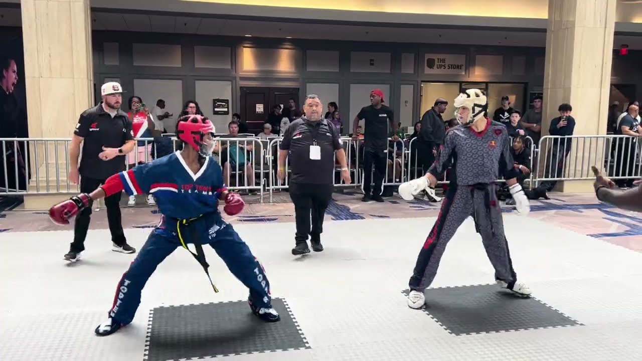 Cesar Aguilar vs Jahmir Caton 15-17 Boys Open Weight Sparring - Battle of Atlanta 2025