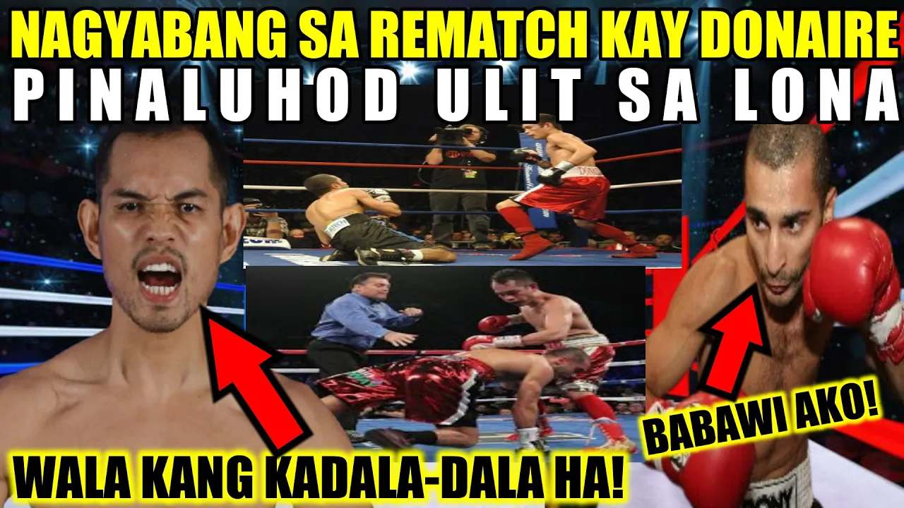 NAGYABANG at NAGHAMON ng REMATCH kay DONAIRE GUMAPANG pa rin sa RING | HINDI NADALA background