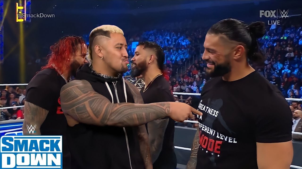 Solo Sikoa Meets Roman Reigns ! Solo Sikoa Joins The Bloodline Story WWE Smackdown 2022 Highlights