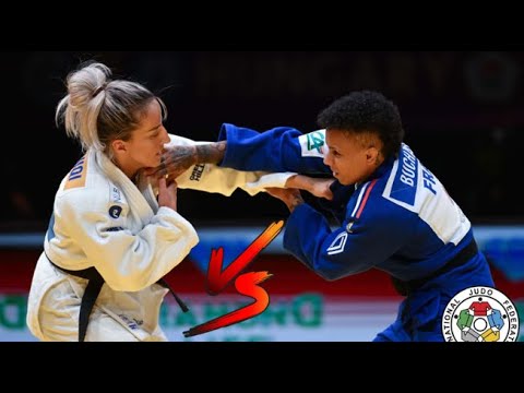 BUCHARD AMANDINE vs KRASNIQI DISTRIA - Final-52kg European Championships Individuals 2023 - 柔道