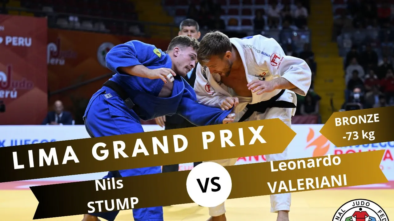 Nils STUMP VS Leonardo VALERIANI Lima Grand Prix 2025 Bronze medal contest -73 kg