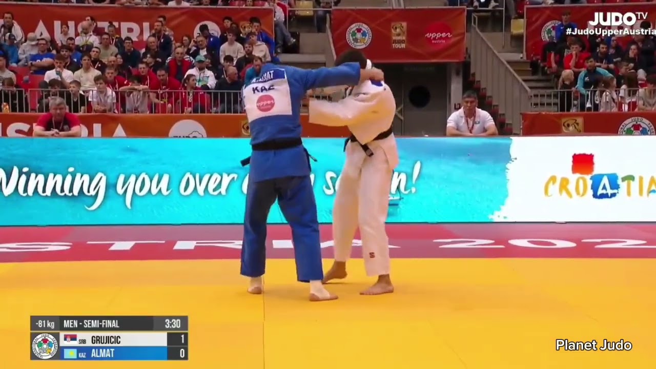 Vasilije GRUJICIC 🇷🇸 🆚️ Adilet ALMAT 🇰🇿 | полуфинал /-81кг | Гран При Австрия 2026