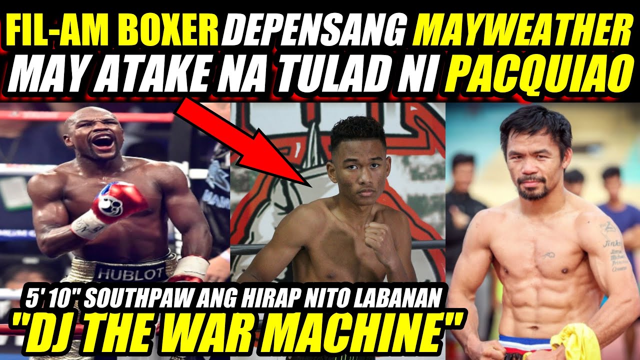 PINOY BLOOD "DJ" TRAIN NI MAYWEATHER | SOUTHPAW PARANG SI PACQUAIO background
