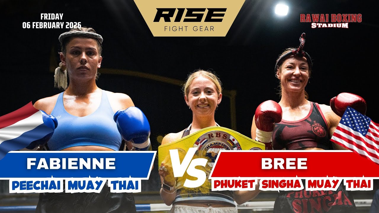 🇺🇸 USA vs Netherlands 🇳🇱 | BREE (Phuket Singha Muay Thai) vs FABIENNE (Peechai Muay Thai)
