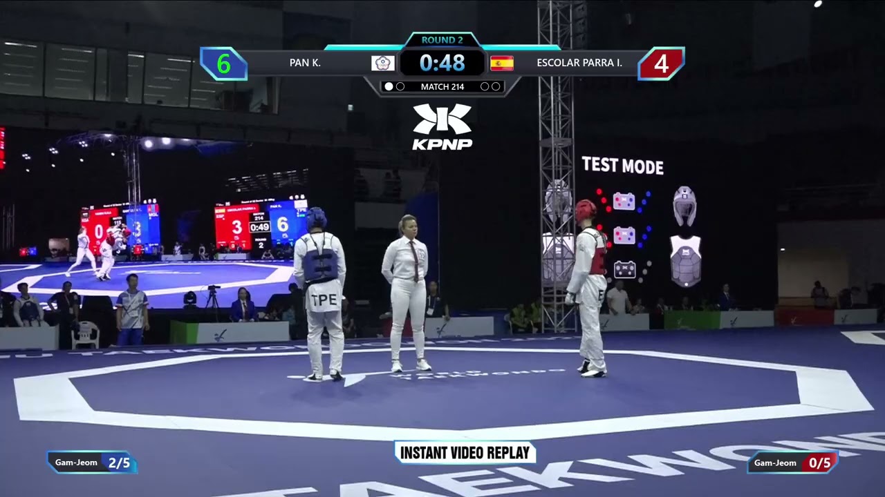 214 Round of 32 M 58kg TPE PAN K ESP ESCOLAR PARRA I PGM