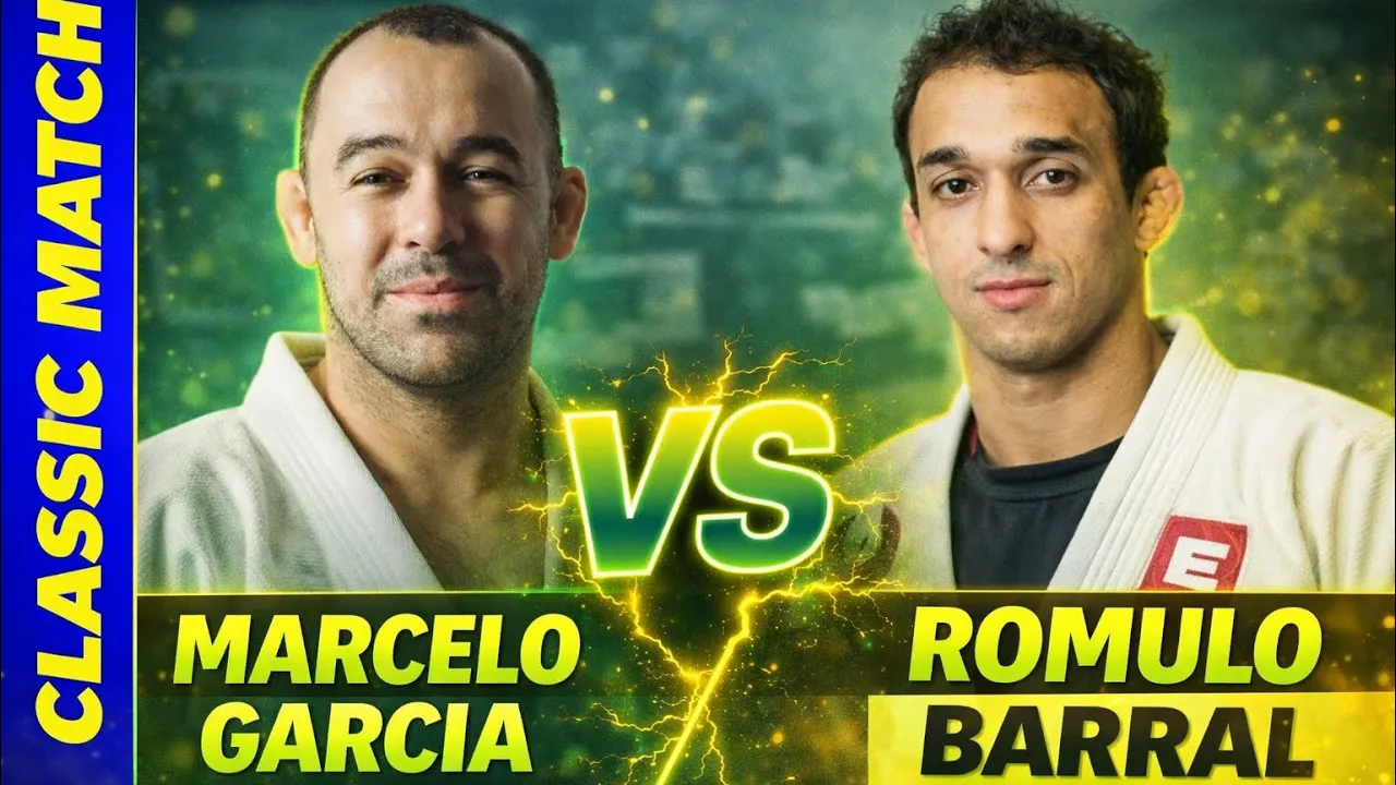 MARCELO GARCIA BJJ MATCH VS ROMULO BARRAL Gracie Barra JIU JITSU (VERY RARE!!!)