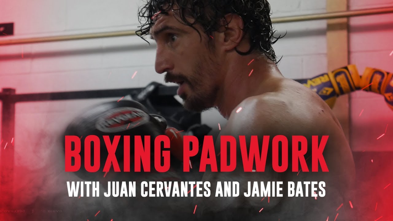 Heavy boxing padwork with ONE Championship fighter Juan Cervantes