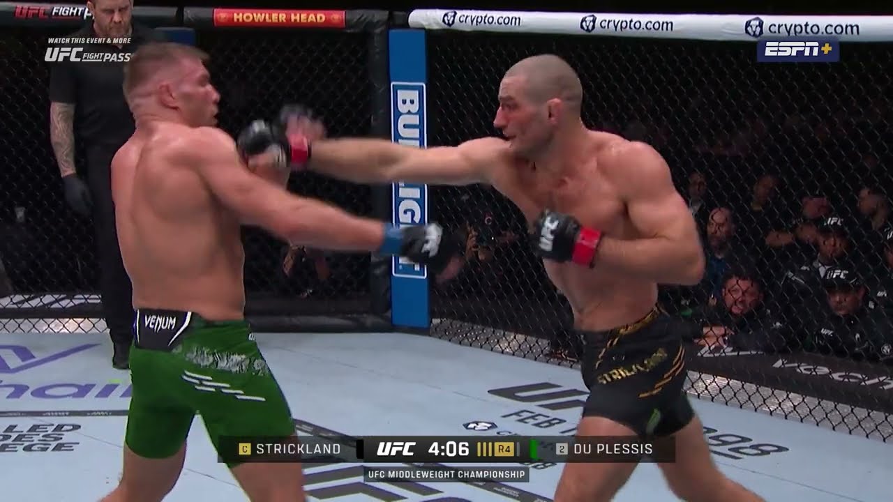 Dricus Du Plessis vs Sean Strickland 1 - Pelea Completa