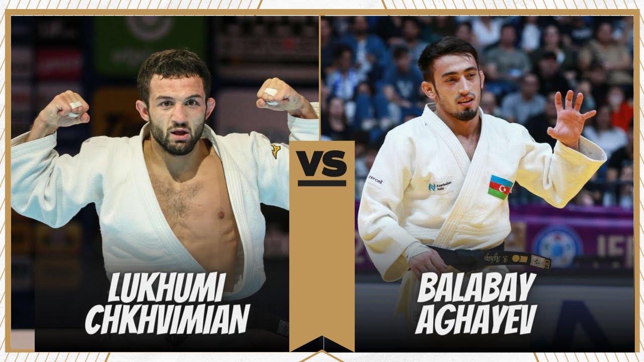 Balabay AGHAYEV vs Lukhumi CHKHVIMIANI - Heydar Aliyev Baku Grand Slam 2023 - 柔道 background