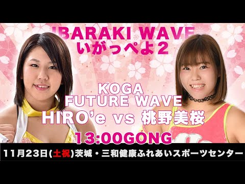 2019.11.23 茨城 HIROe vs 桃野 background