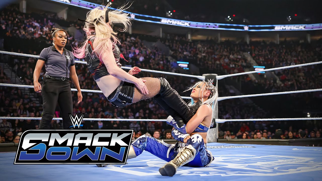 أليكسا بليس وشارلوت فلير ضد جوليا وكيانا جيمس - سماكداون ٦ مارس ٢٠٢٦