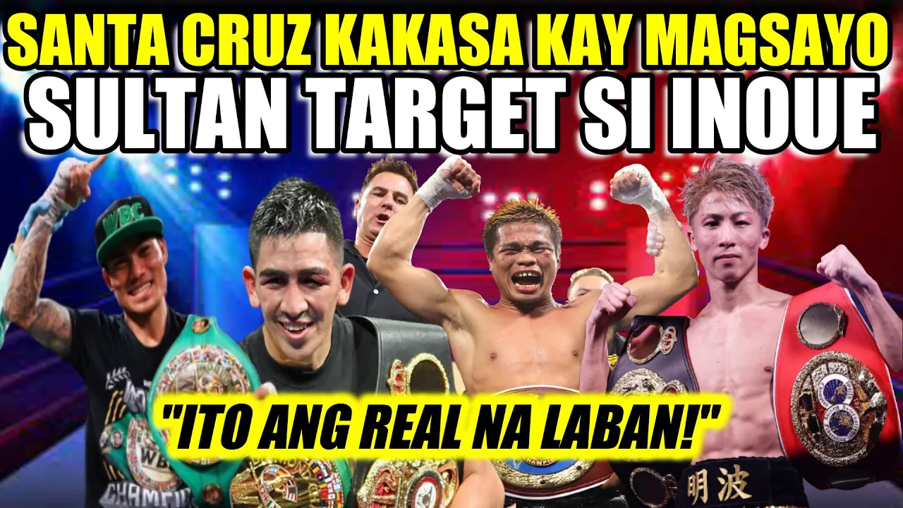 LEO SANTA CRUZ KAKASA KAY MAGSAYO | JONAS SULTAN TARGET SI INOUE ITONG MAGANDANG LABAN background