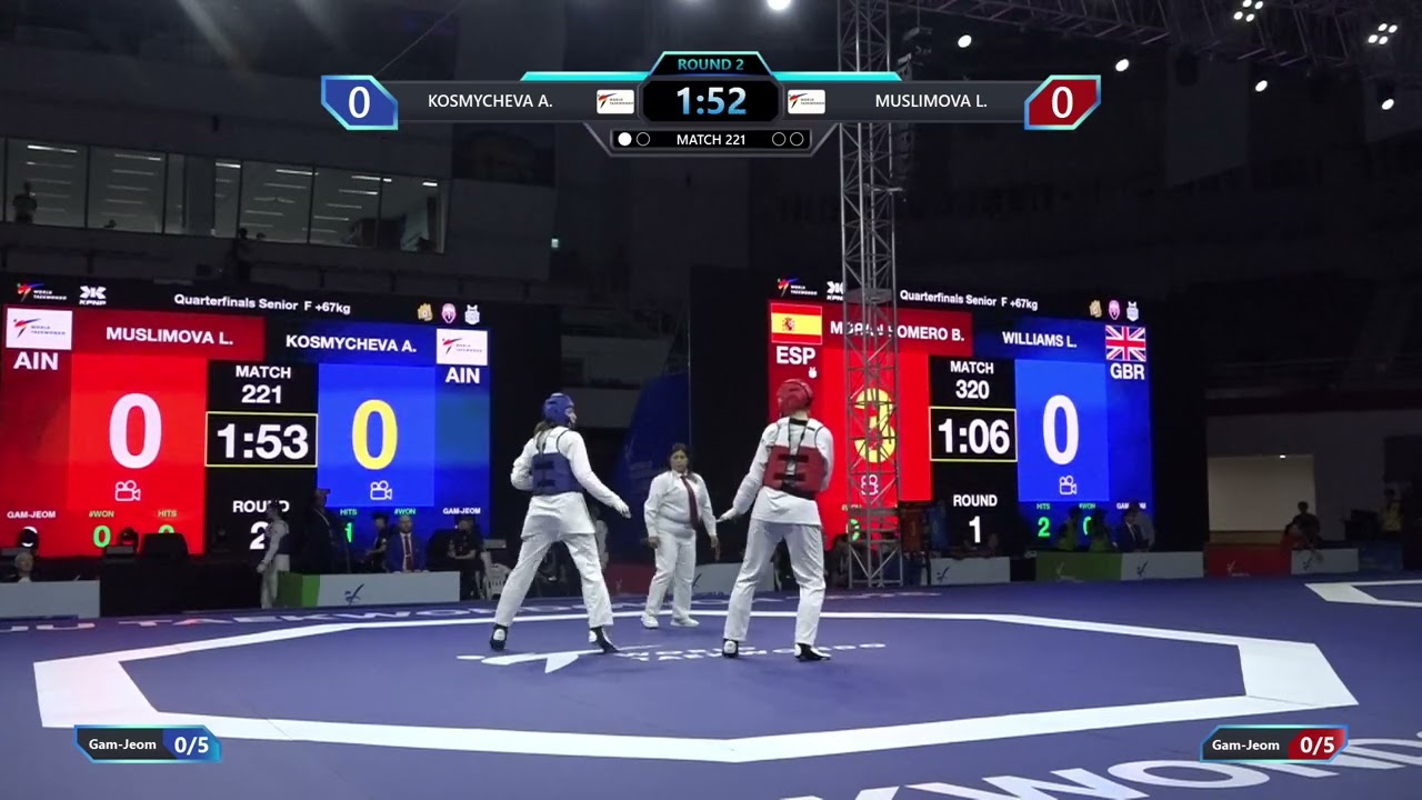 221 Quarterfinals F +67kg AIN KOSMYCHEVA A AIN MUSLIMOVA L PGM