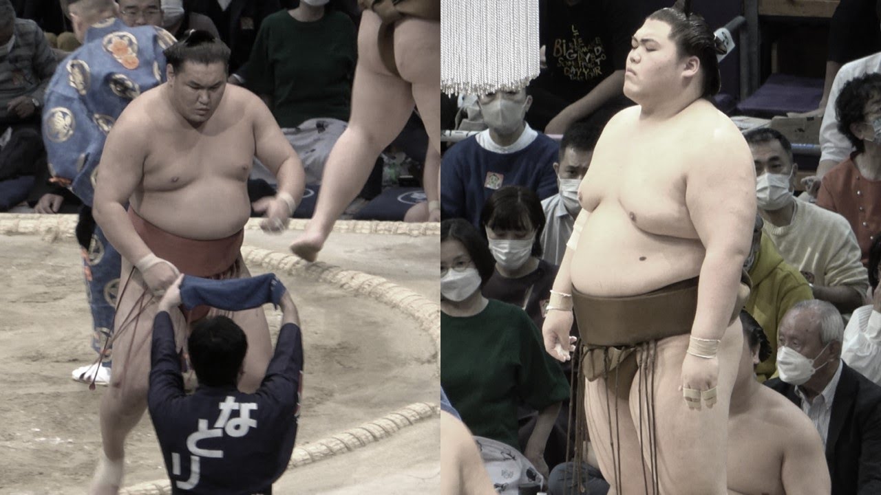 Nov 2022 Sumo, Day 12: The showdown (Hoshoryu v Oho) background