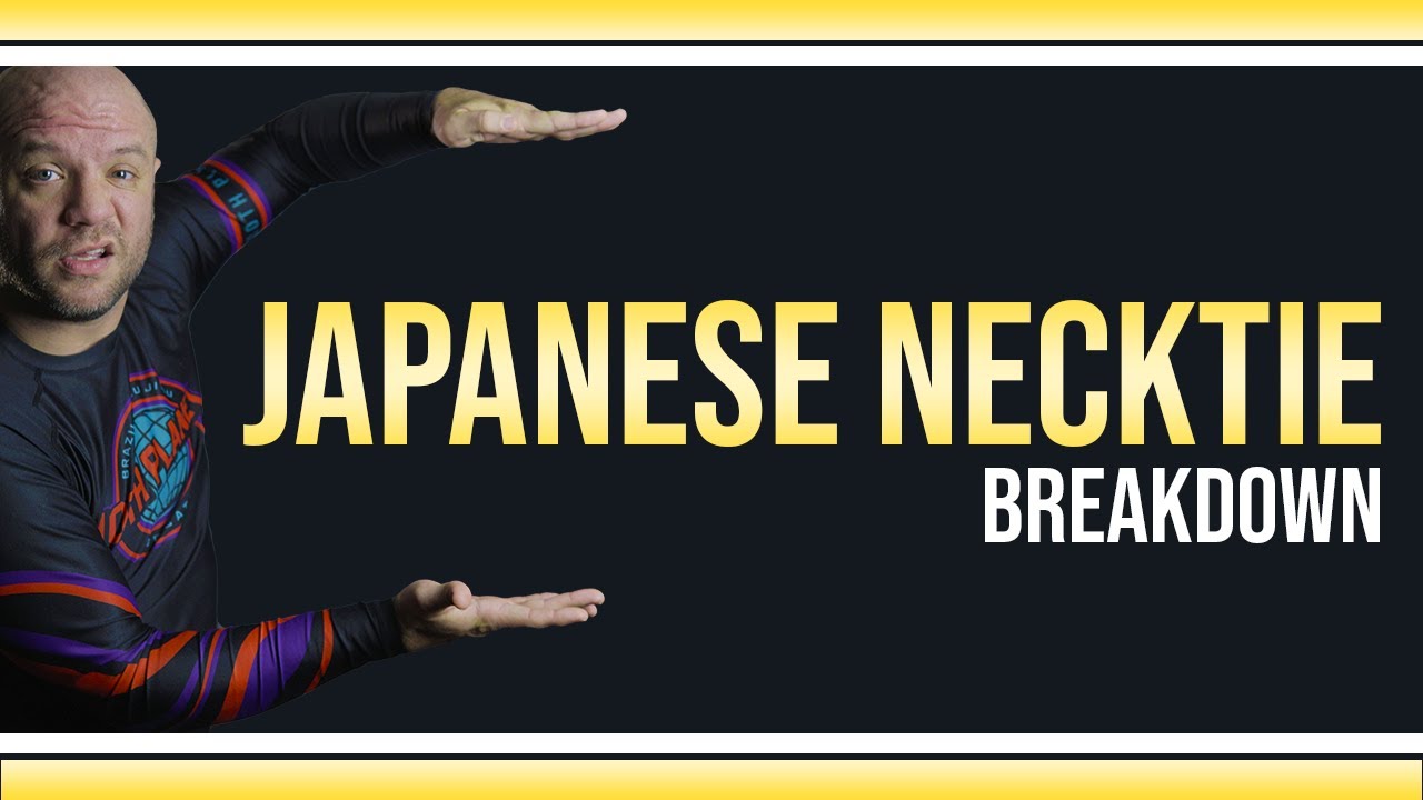 HOW TO do the Japanese Neck Tie (Neck Crank?) in BJJ background