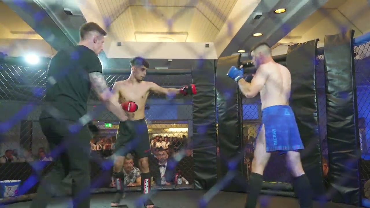 ULTRA MMA GLASGOW 130725 FIGHT 4 BAHRAINI BRUISER VS MALCOLM McKAY background
