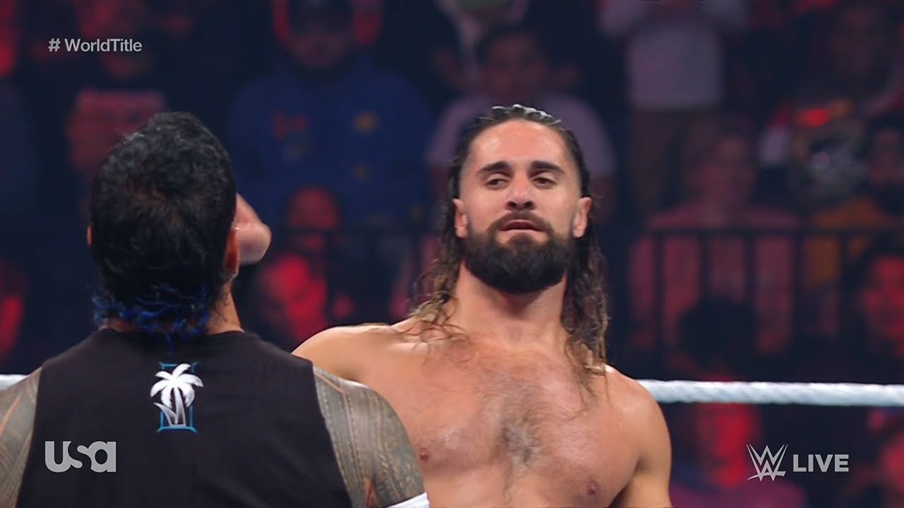 Seth Rollins vs. Jey Uso Title Match (1/2) - WWE RAW 12/4/2023