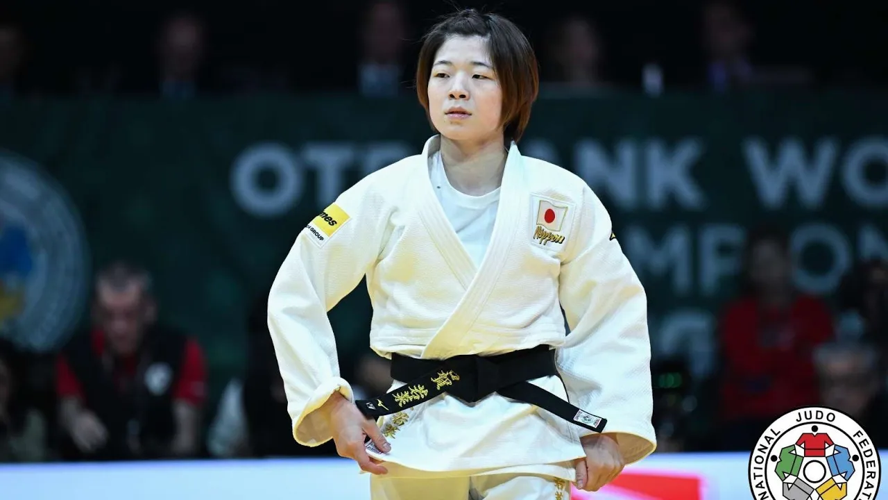 Wakana KOGA VS Shirine BOUKLI World Senior Championships 2025 Hungary Bronze medal contest -48 kg background