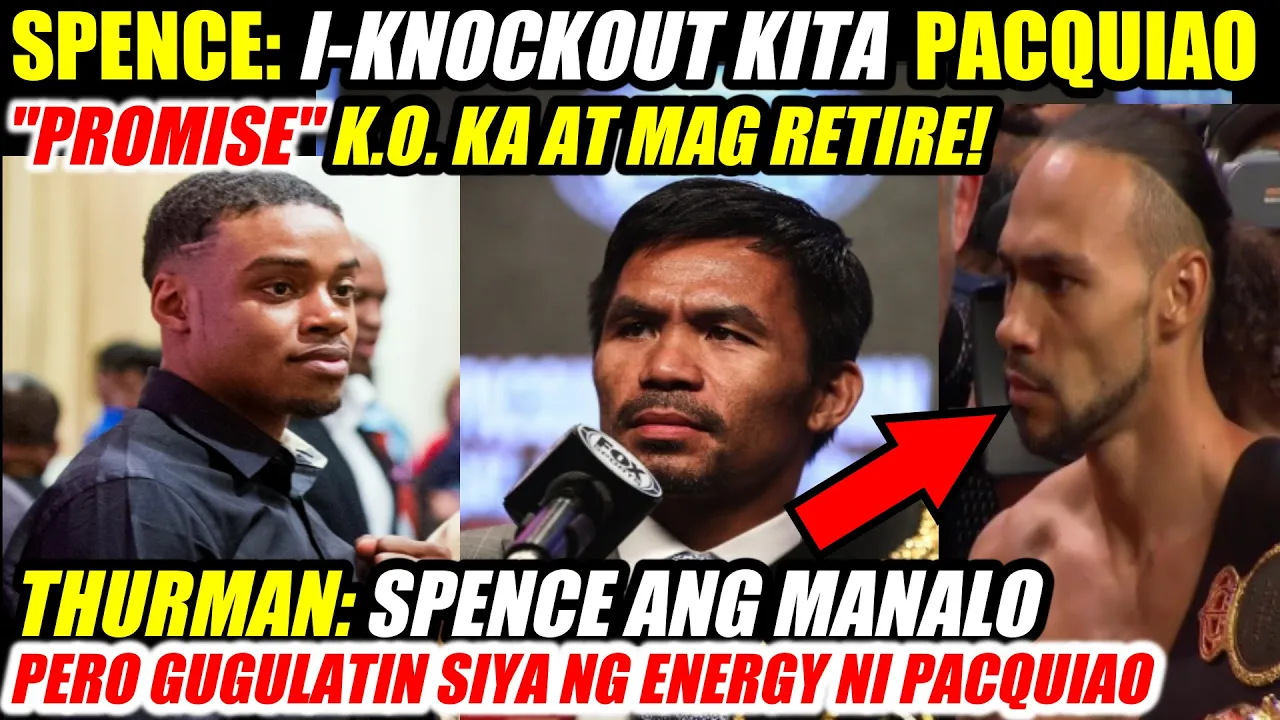 SPENCE NANGAKO NA I-KNOCKOUT SI PACQUIAO | DAPAT MY VADA TESTING | WALA NG REMATCH background