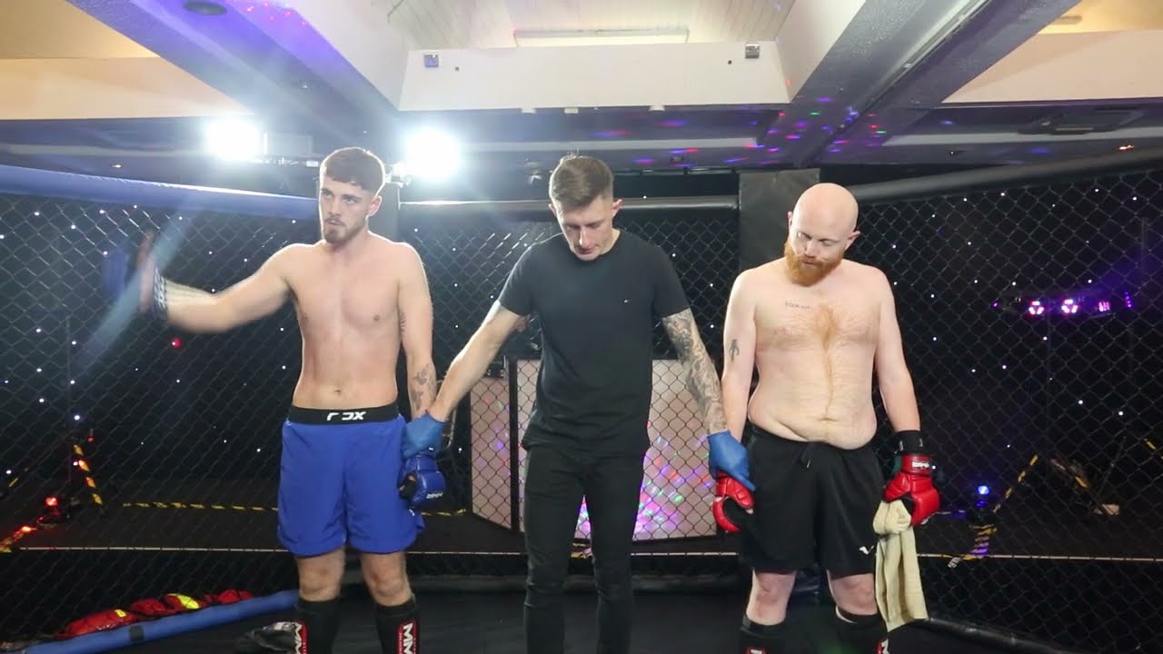 ULTRA MMA GLASGOW 270425 FIGHT 28 CONNOR McLAUGHLIN VS BRYCE PENDER background