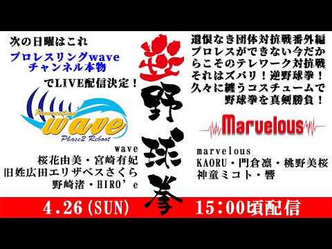 遺恨なき団体対抗戦番外編〜逆野球拳〜 background