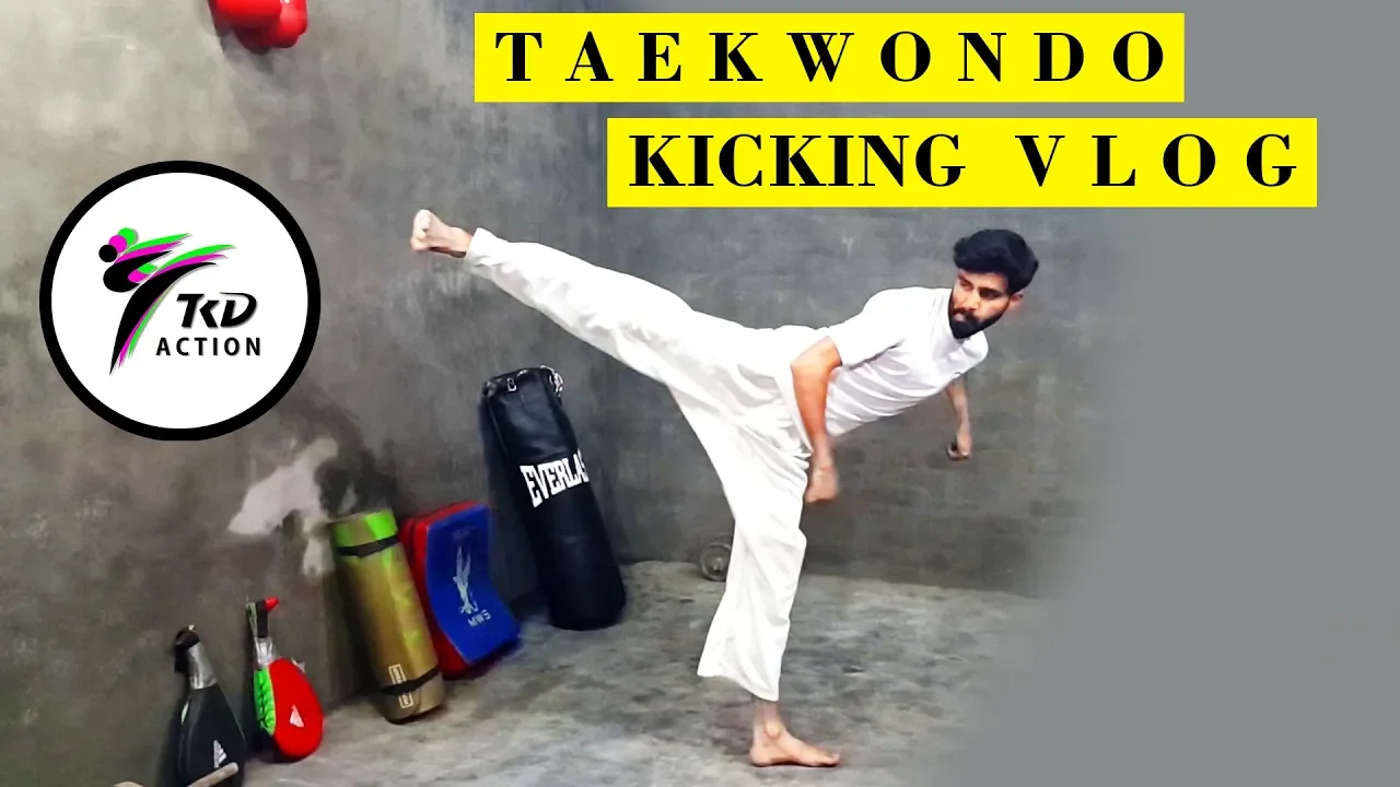 Taekwondo Kicking Vlog by TKD ACTION backdrop