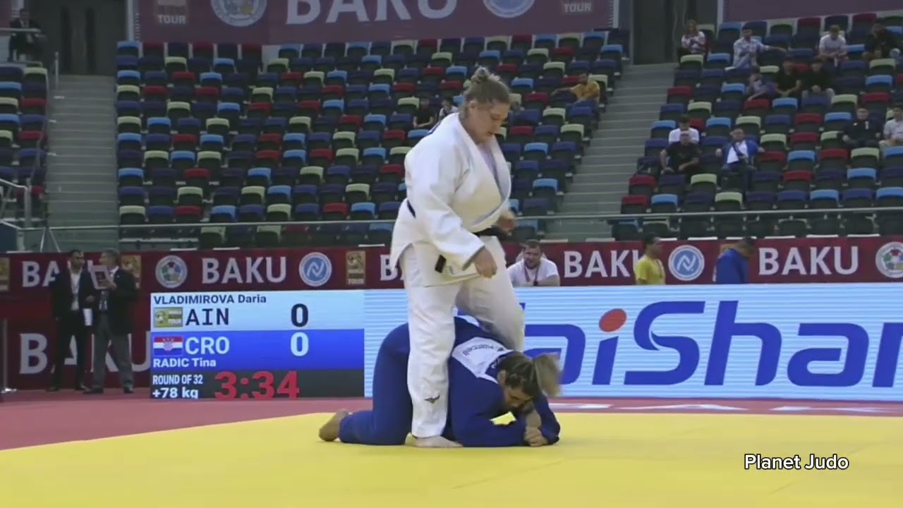 Daria VLADIMIROVA 🇷🇺 🆚️ Tina RADIC 🇭🇷 | 1 раунд /+78кг | Большой Шлем Баку 2023