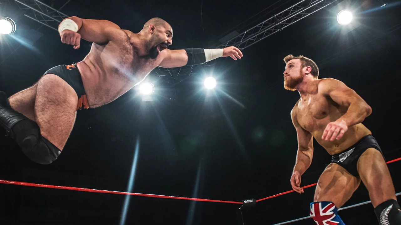 Rampage vs. Travis Banks (PWWC Mexico Part 7) background