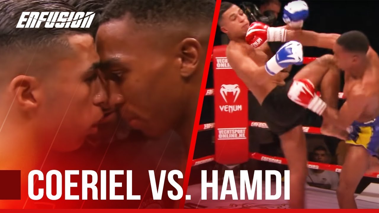 ANGRY Staredown And KNOCKOUT! Coeriel vs. Hamdi background
