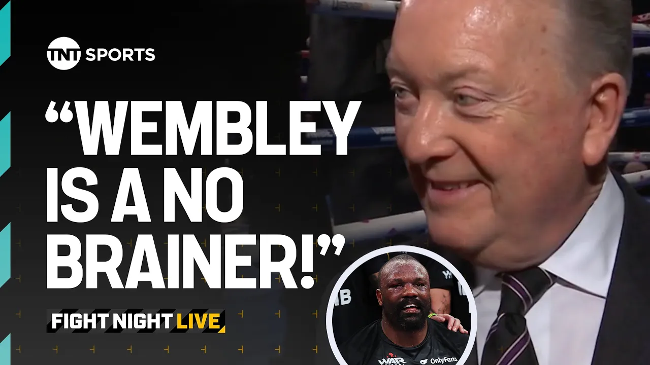 Frank Warren shares his thoughts on who Derek Chisora's 50th and final opponent should be 👀 background