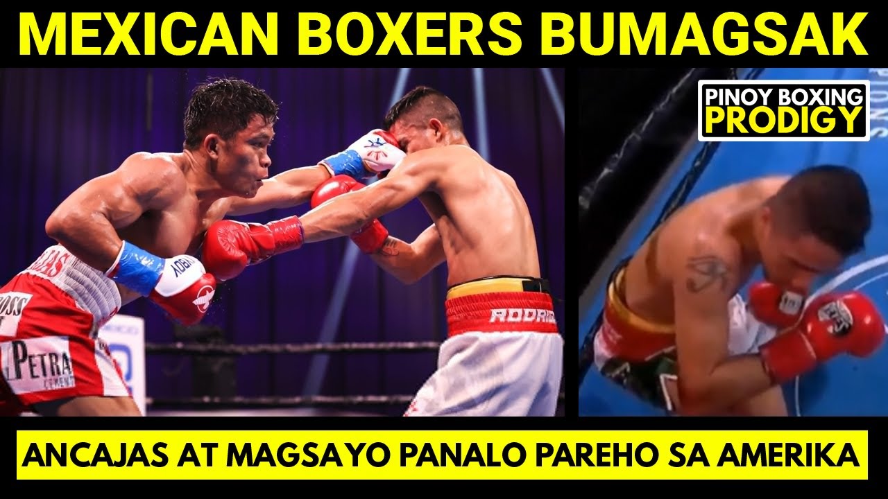 BREAKING: Ancajas PANALO, Mexicano BAGSAK | Magsayo DUMUROG din ng Kalaban background