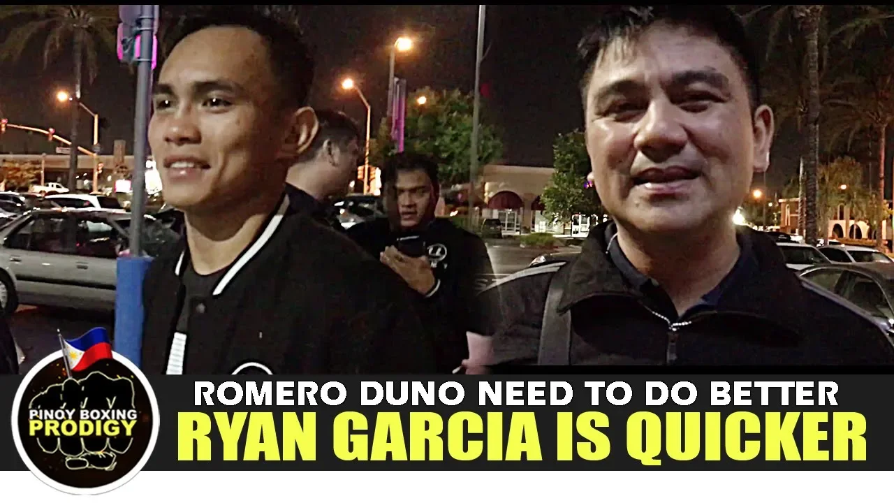 Sanman CEO: Ryan Garcia is quicker, Duno need's to do better | POST FIGHT INTERVIEW background