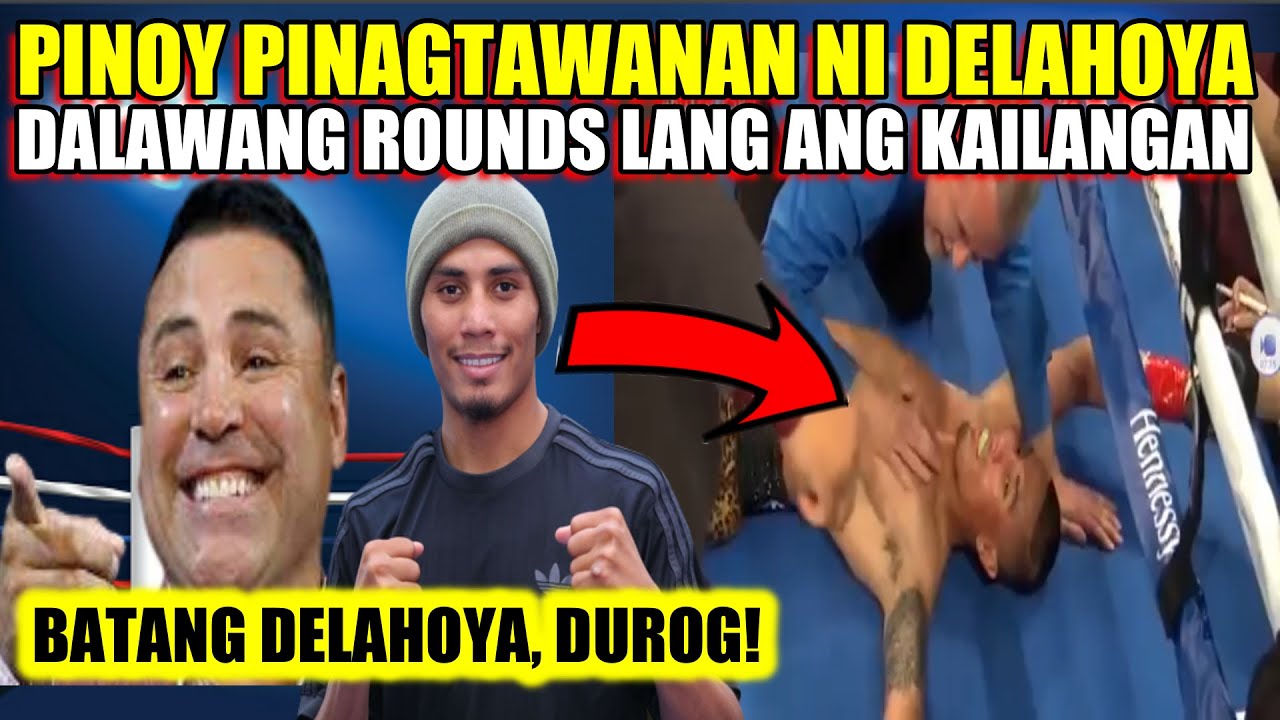 PINOY DALAWANG ROUNDS LANG ANG KAILANGAN PARA PISAKIN ANG BATANG DELAHOYA background