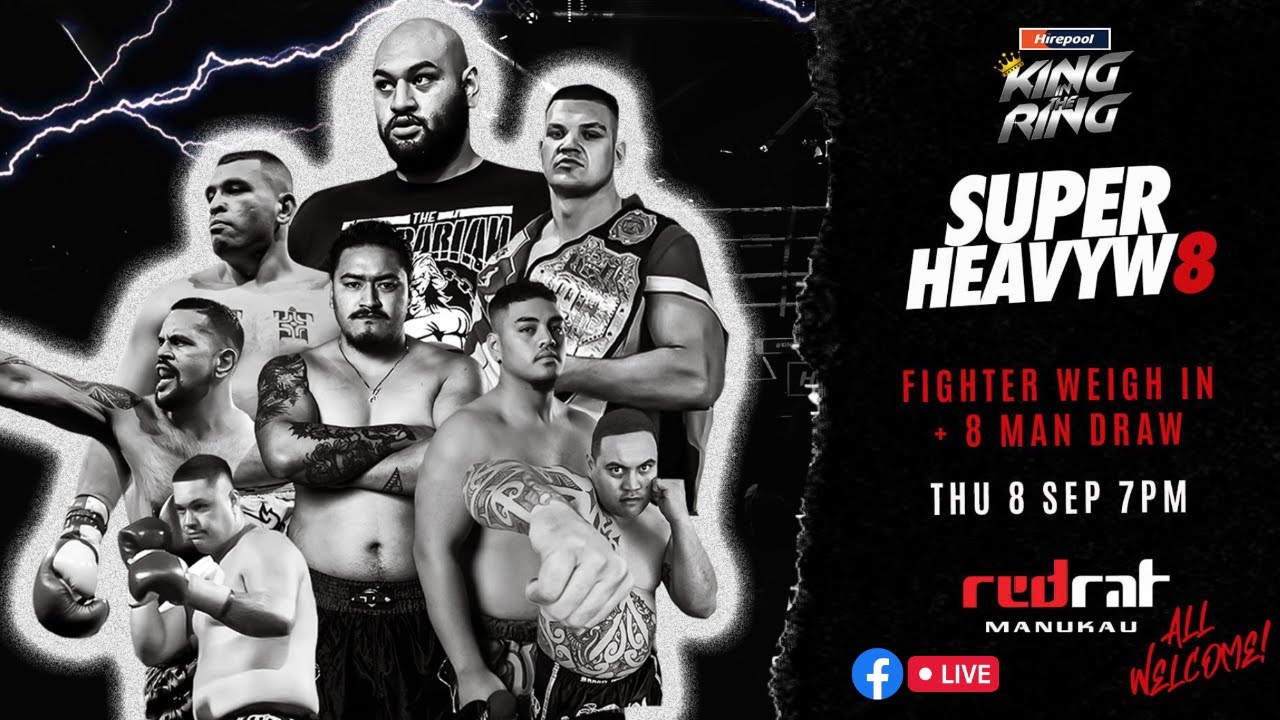Super Heavyweights Official Weigh In And 8 Man Draw