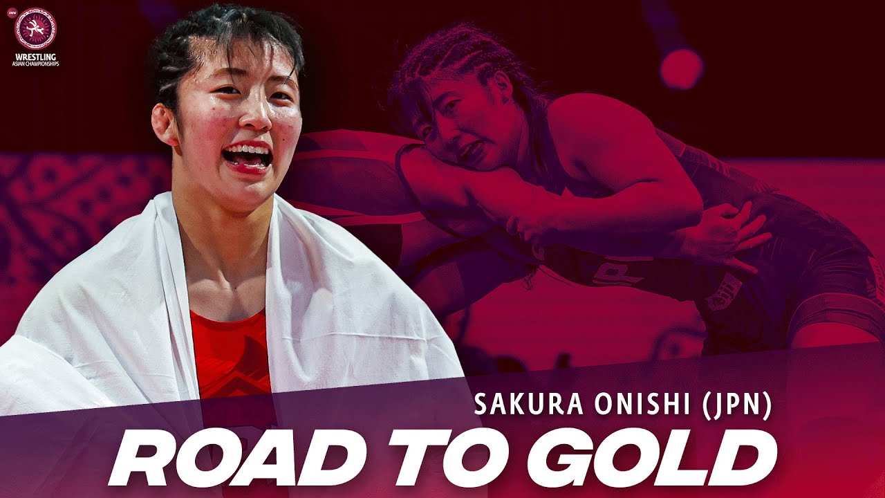 Sakura ONISHI (JPN) | Road to 59KG Gold | Women’s Wrestling | Senior Asian Championships
