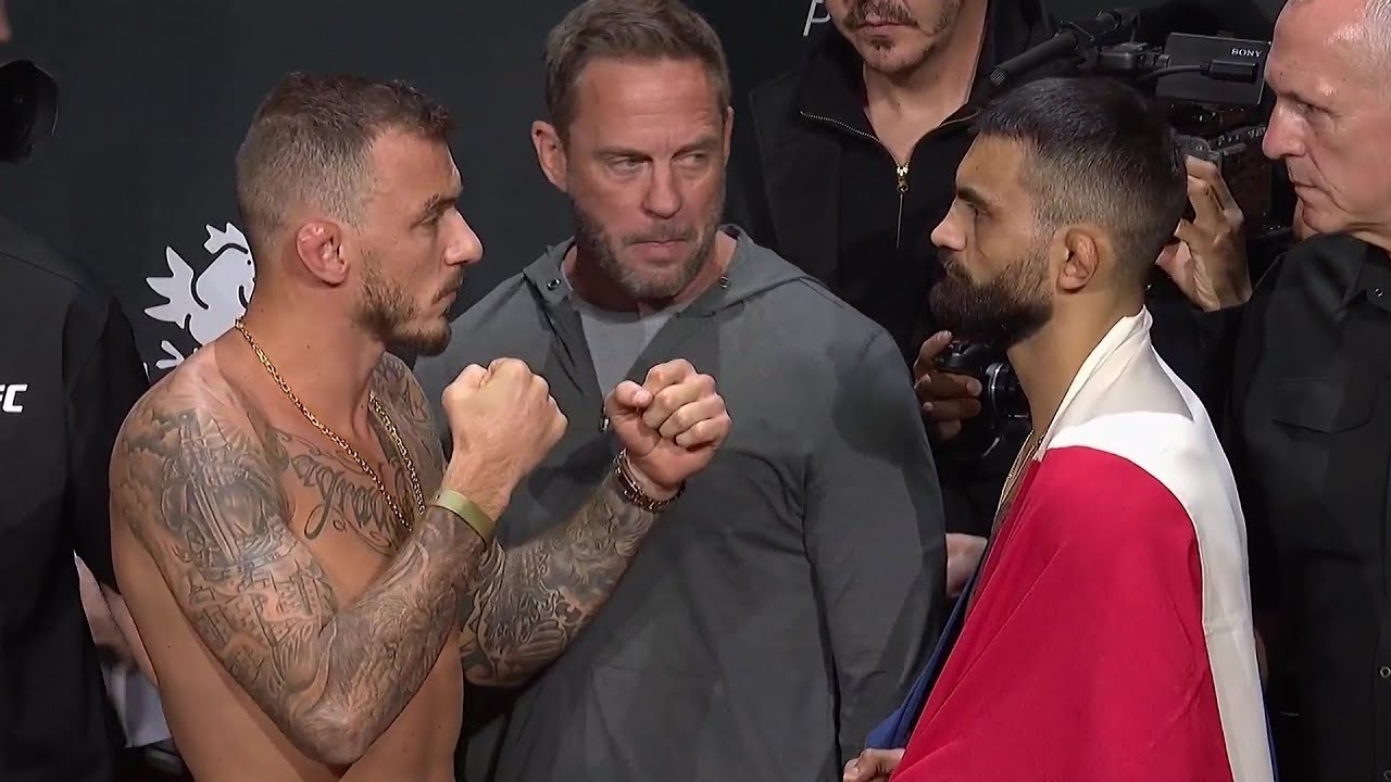 UFC Париж: Битвы взглядов и финальные слова background