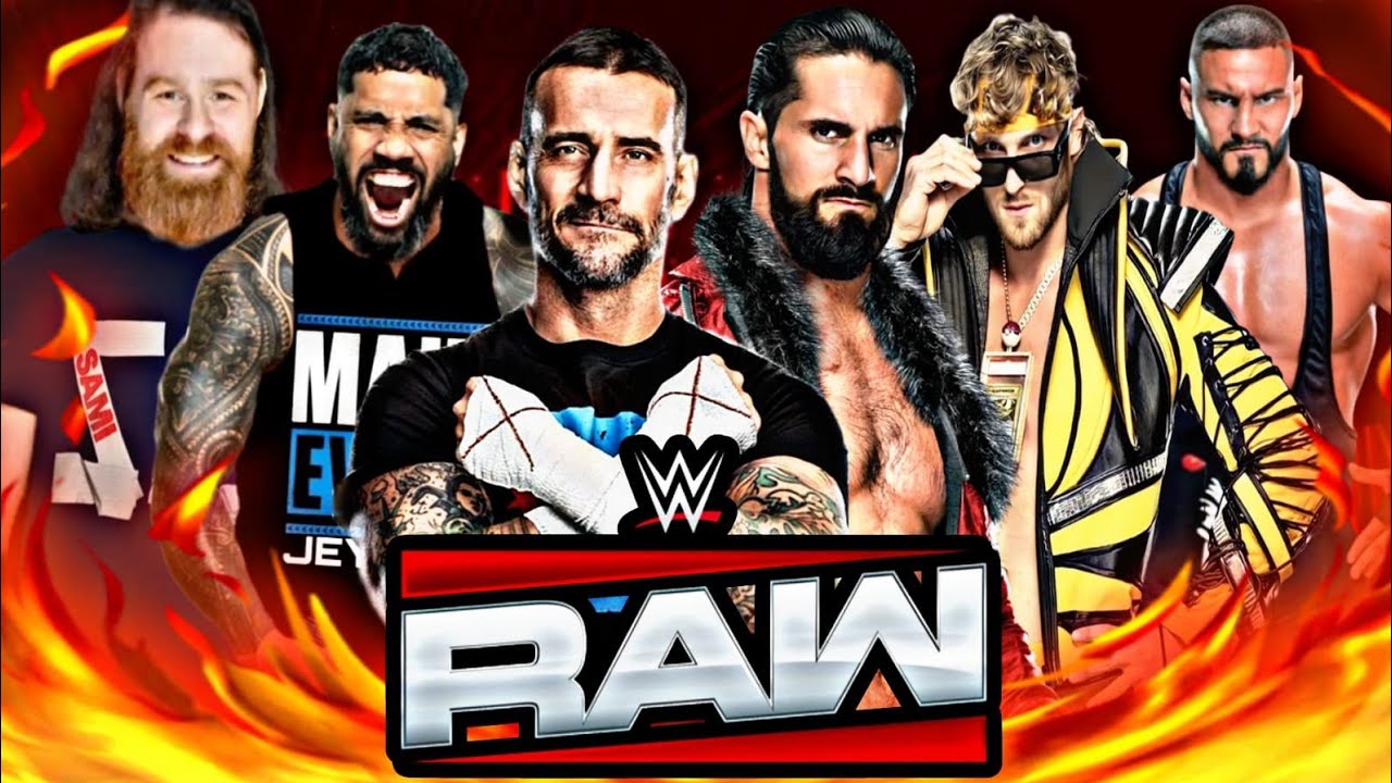 FULL MATCH - Jey Uso, Sami Zayn & CM punk vs. Bron Breaker, Seth Rollins & Logan Paul: WWE RAW 2025
