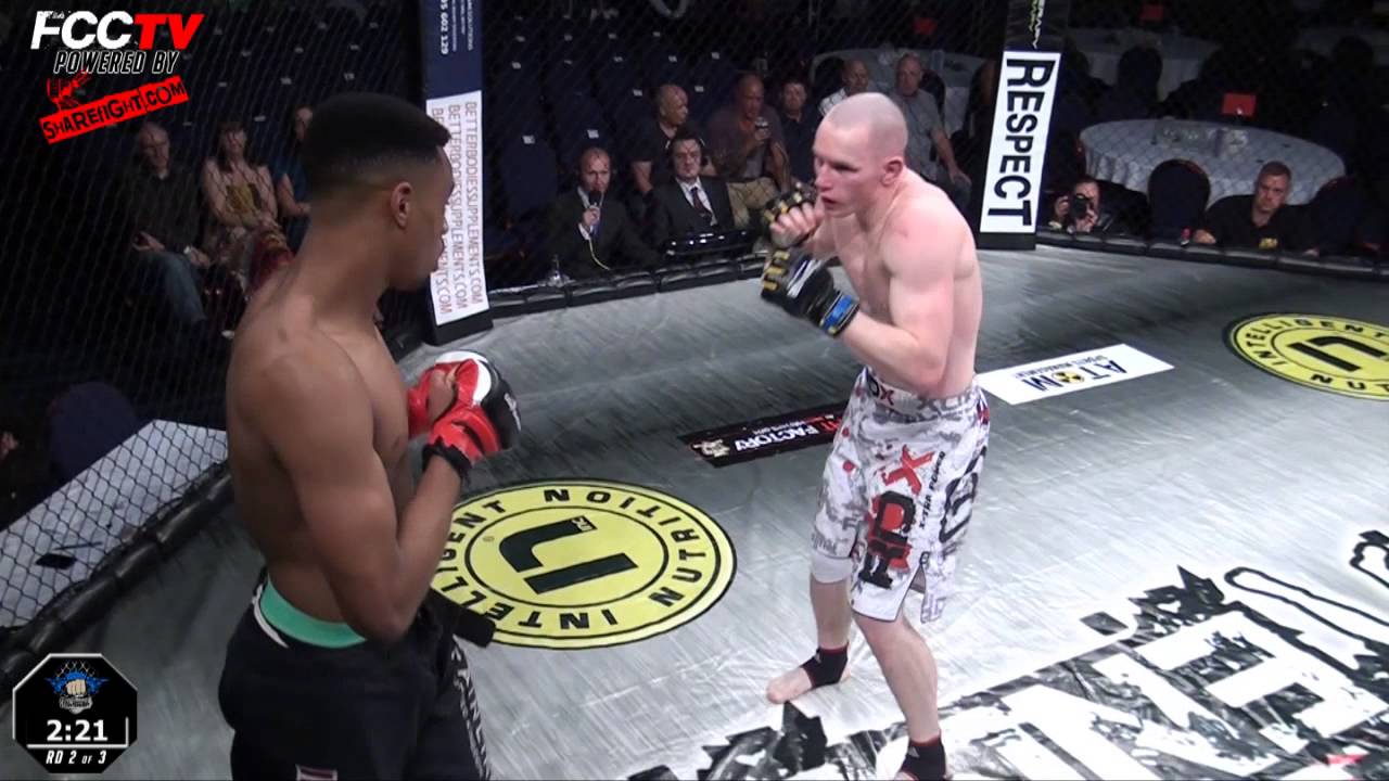 FCC 7: Manny Akpan vs Jacob Kinsella TKO Finish background