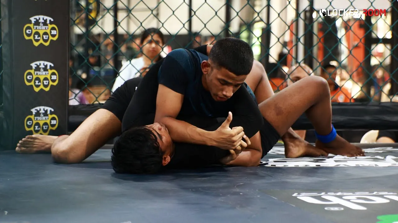 Ayman Shaikh vs. Aadesh Gule | BJJ Bout | Warrior's Dream Series 4 | GAMMA India | Grappling backdrop