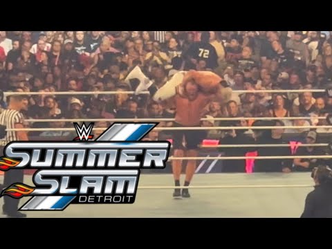 Cody Rhodes vs Brock Lesnar SummerSlam 2023 FULL MATCH background