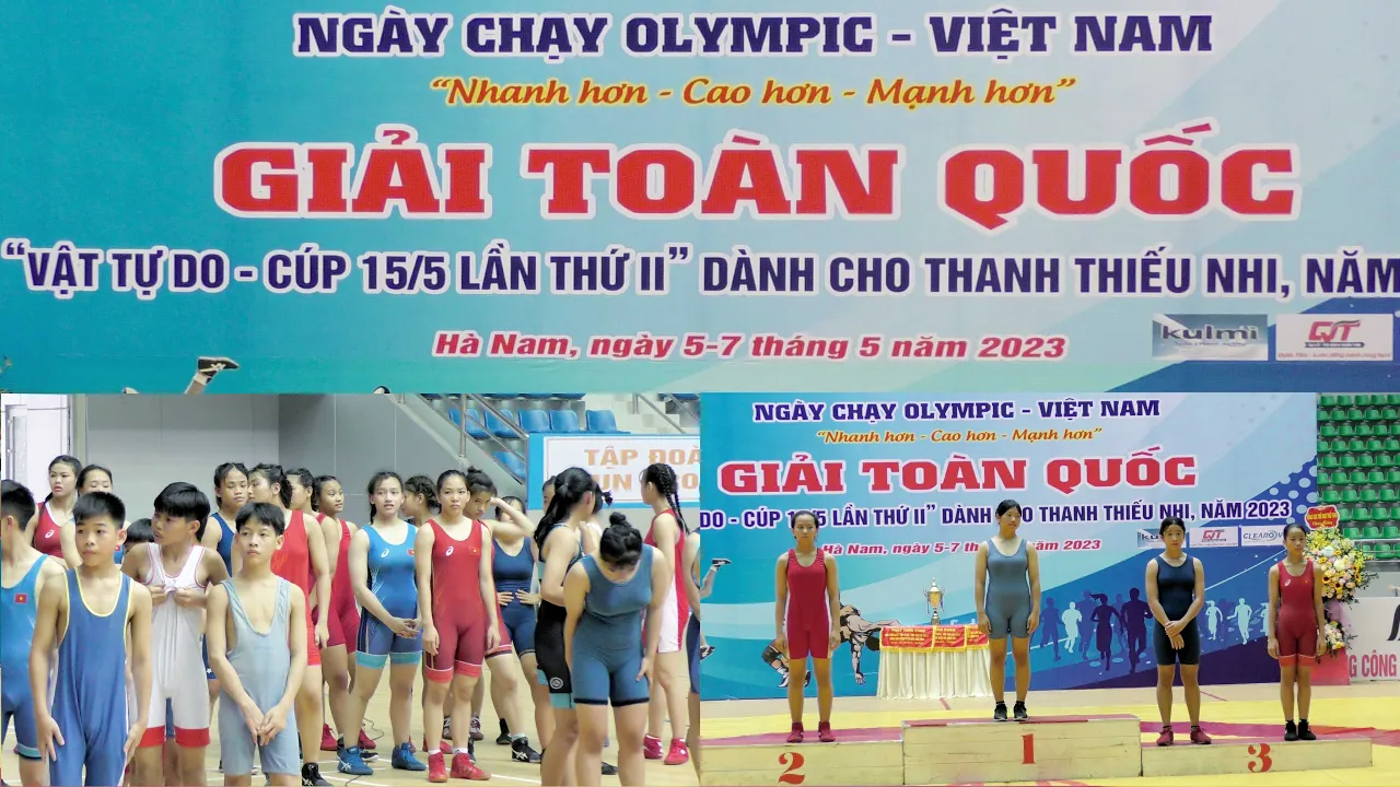 Giải vật thanh thiếu niên toàn quốc Cúp 15/5 lần II. Các trận thi đấu từ 1 đến 20 . background