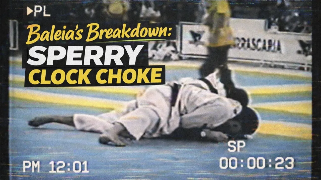 BALEIA'S BREAKDOWN: Mario Sperry's Clock Choke BJJ BREAKDOWN background
