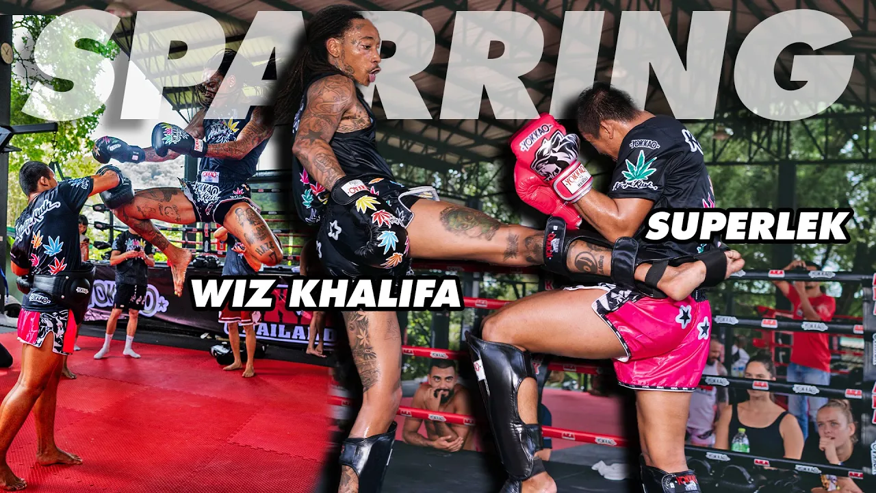 Superlek vs Wiz Khalifa: Intense Sparring with a Shocking Twist!