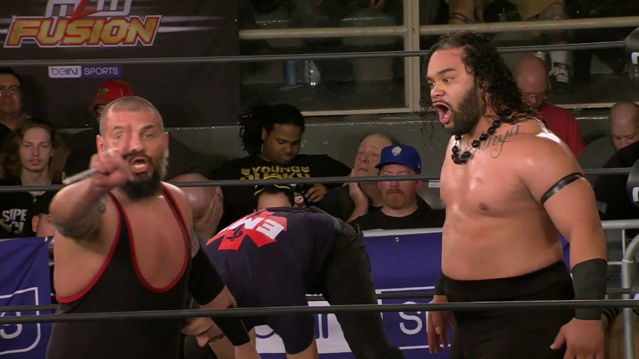 Contra Unit invades MLW and causes a riot background