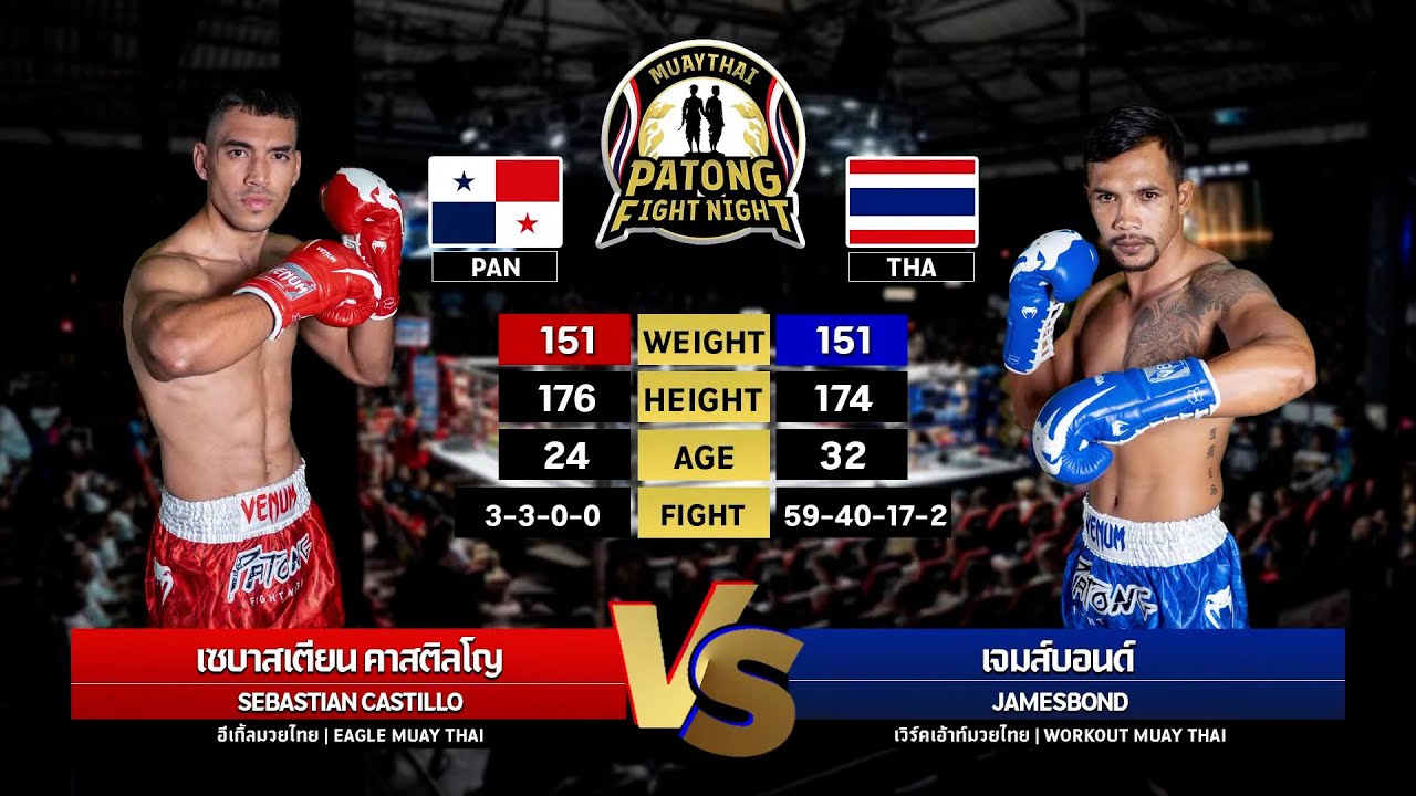 Sebastian Castillo VS James Ball (Workout Muaythai) Patong Fight Night 11 9 2025
