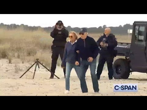 Joe Biden Was President... Panics While Walking.