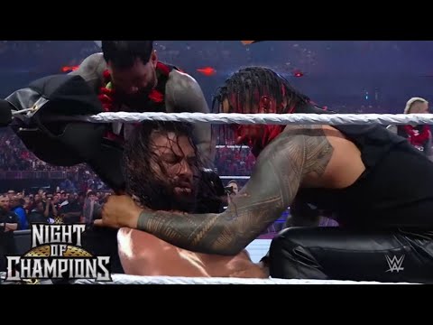 Roman Reigns Vs Jimmy Uso Full Fight WWE Night of Champions 2023 ! Jimmy Uso Attacks Roman Reigns