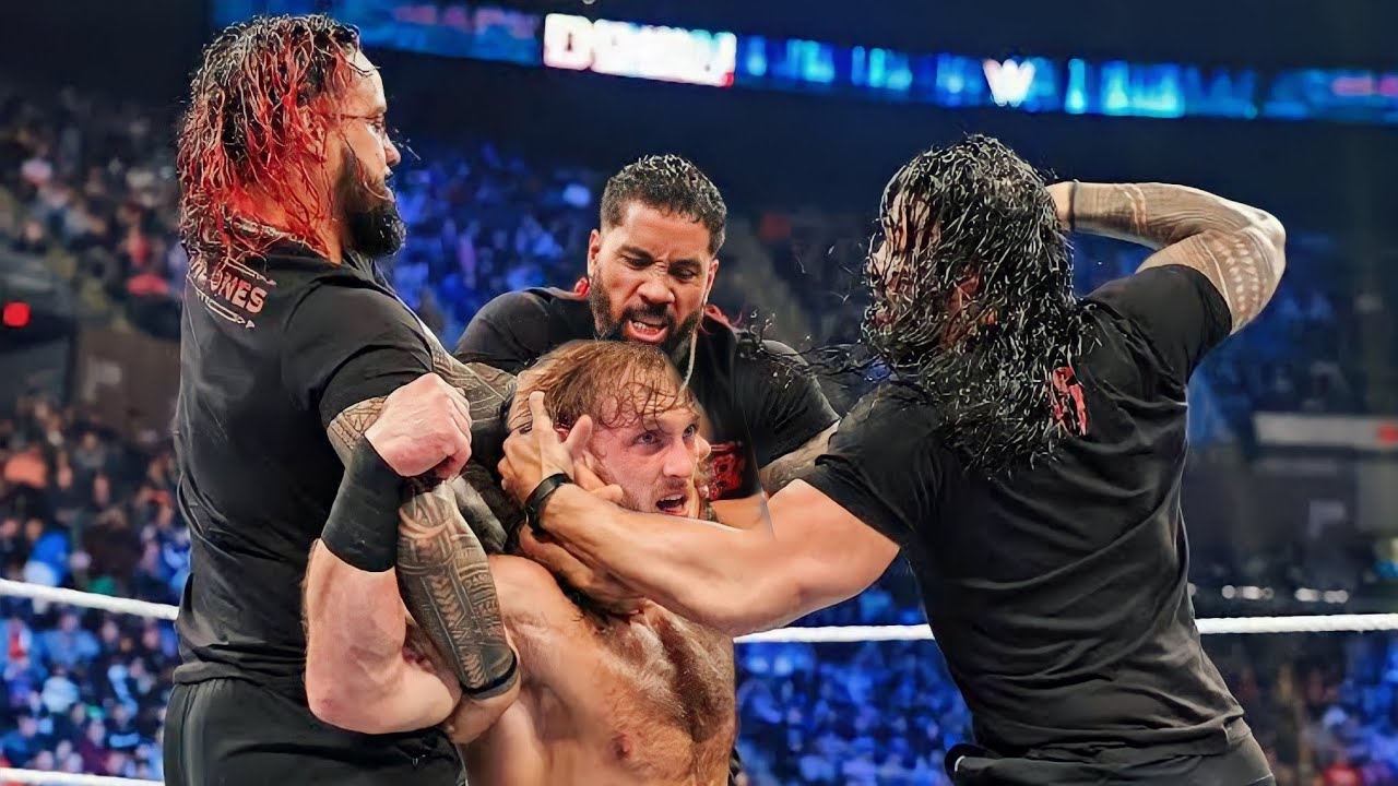 Roman Reigns Destroy Logan Paul ! Why Roman Reigns Vs Logan Paul WWE Smackdown 2022 backdrop