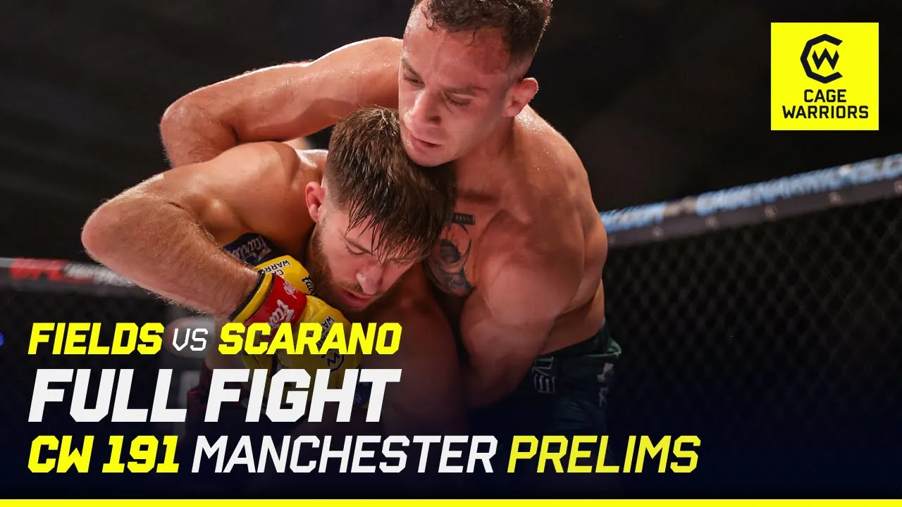 THE BUTCHER IS BACK ЁЯФк | Joe Fields vs Davide Scarano | FULL FIGHT | CW 191 Manchester background